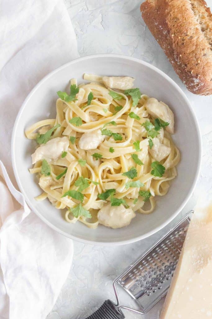 Instant Pot Chicken Alfredo Pasta One Pot Only — easy recipes using
