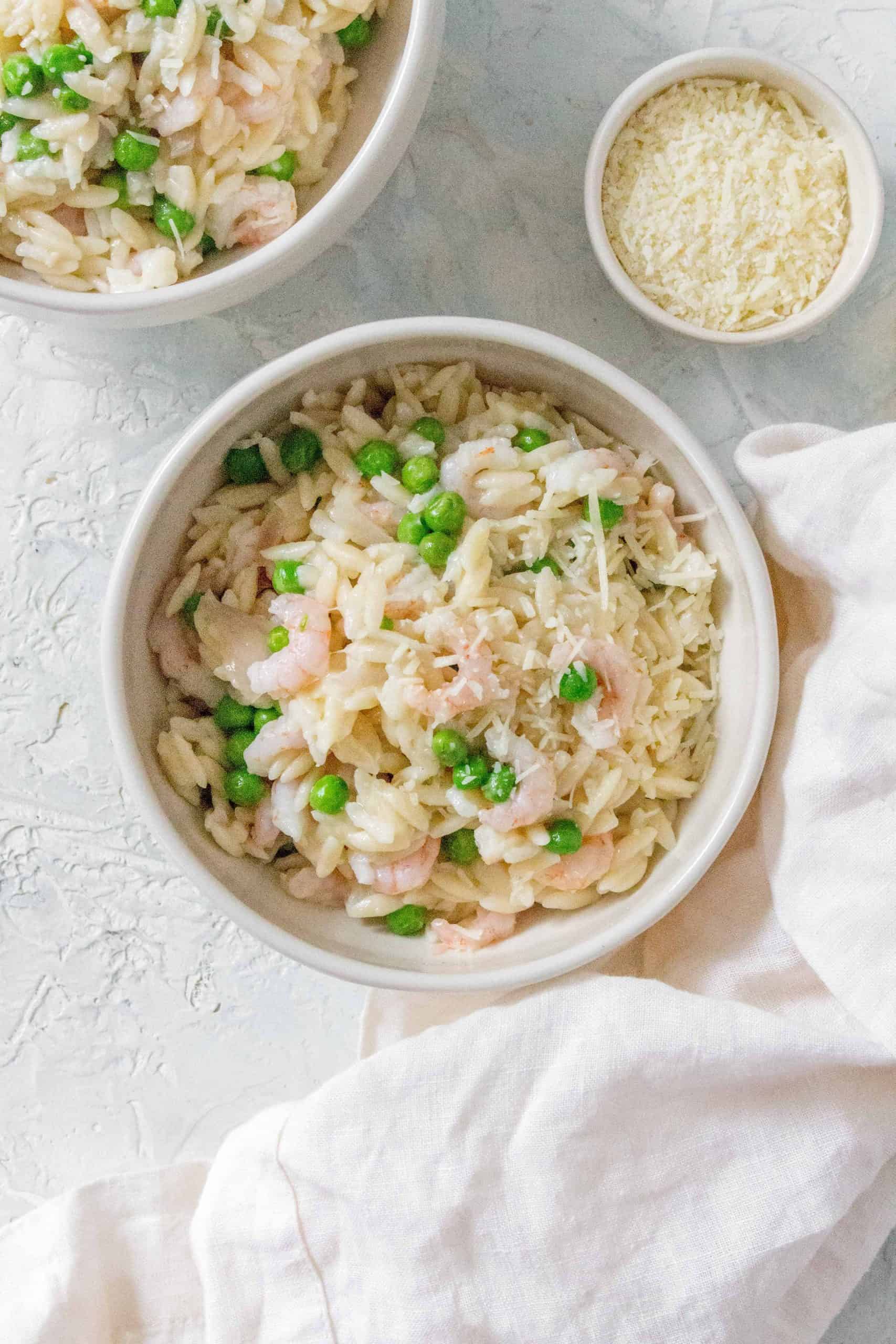 This Instant Pot Shrimp Risotto is creamy, full of flavour, and most importantly, easy to make!