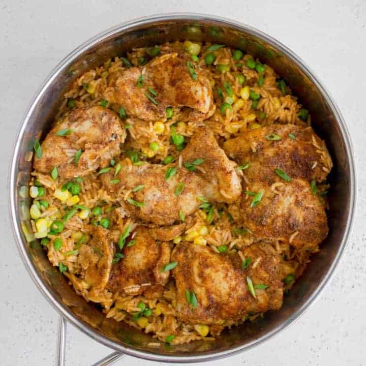 One Pot Paprika Chicken and Rice