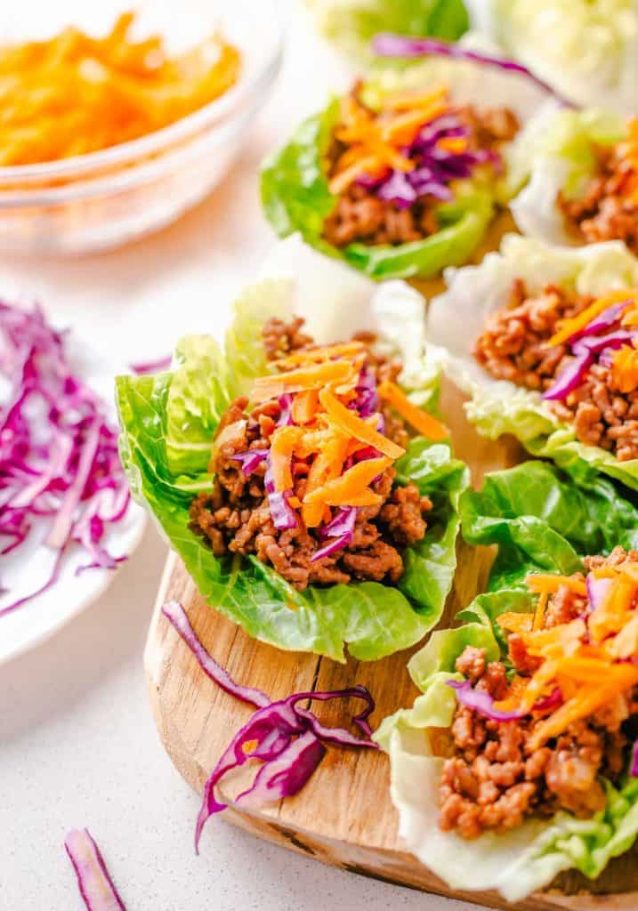 Quick Ground Beef Lettuce Wraps One Pot Only