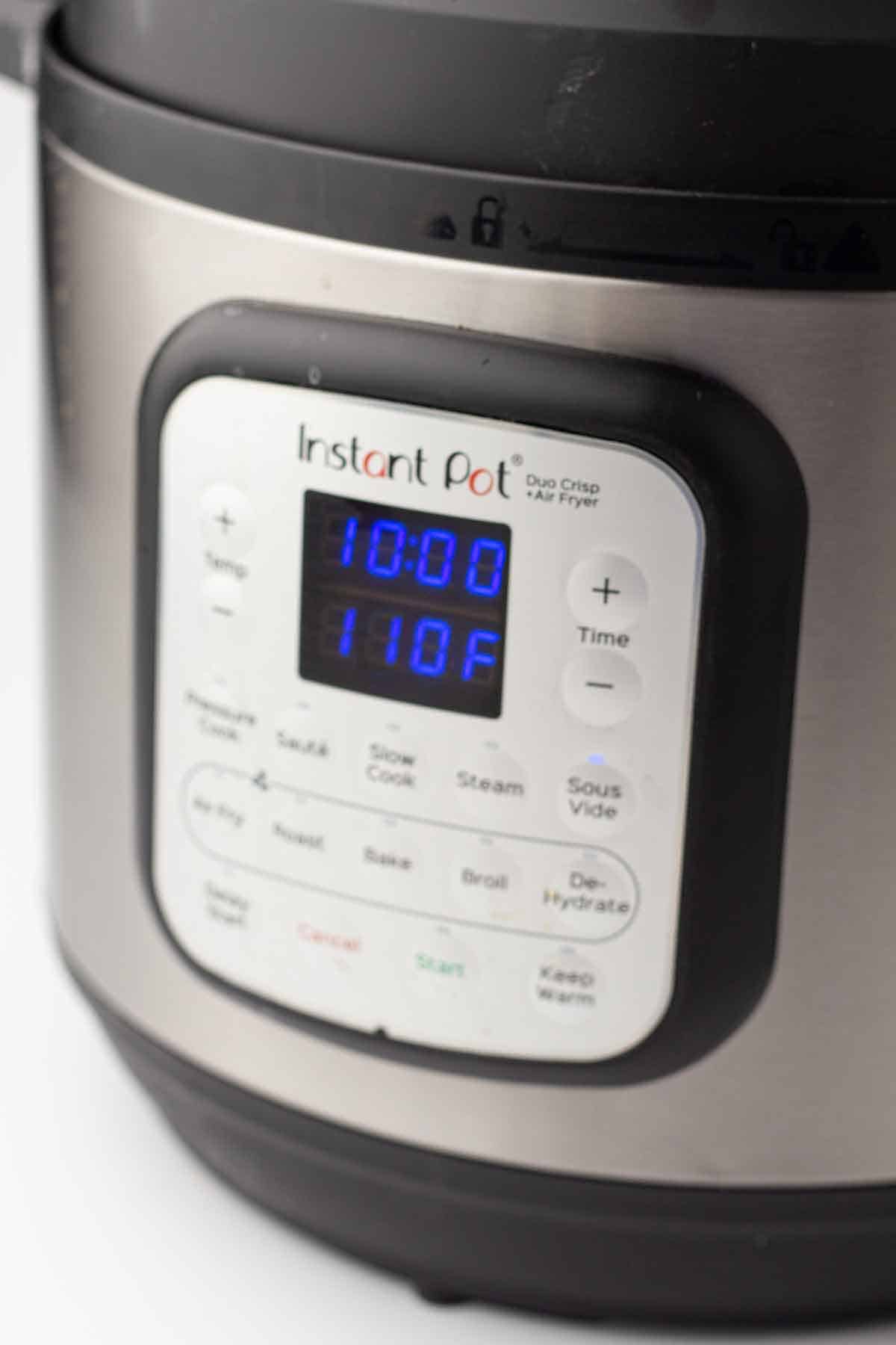 Instant Pot Yogurt (Sous Vide or Yogurt Mode) One Pot Only