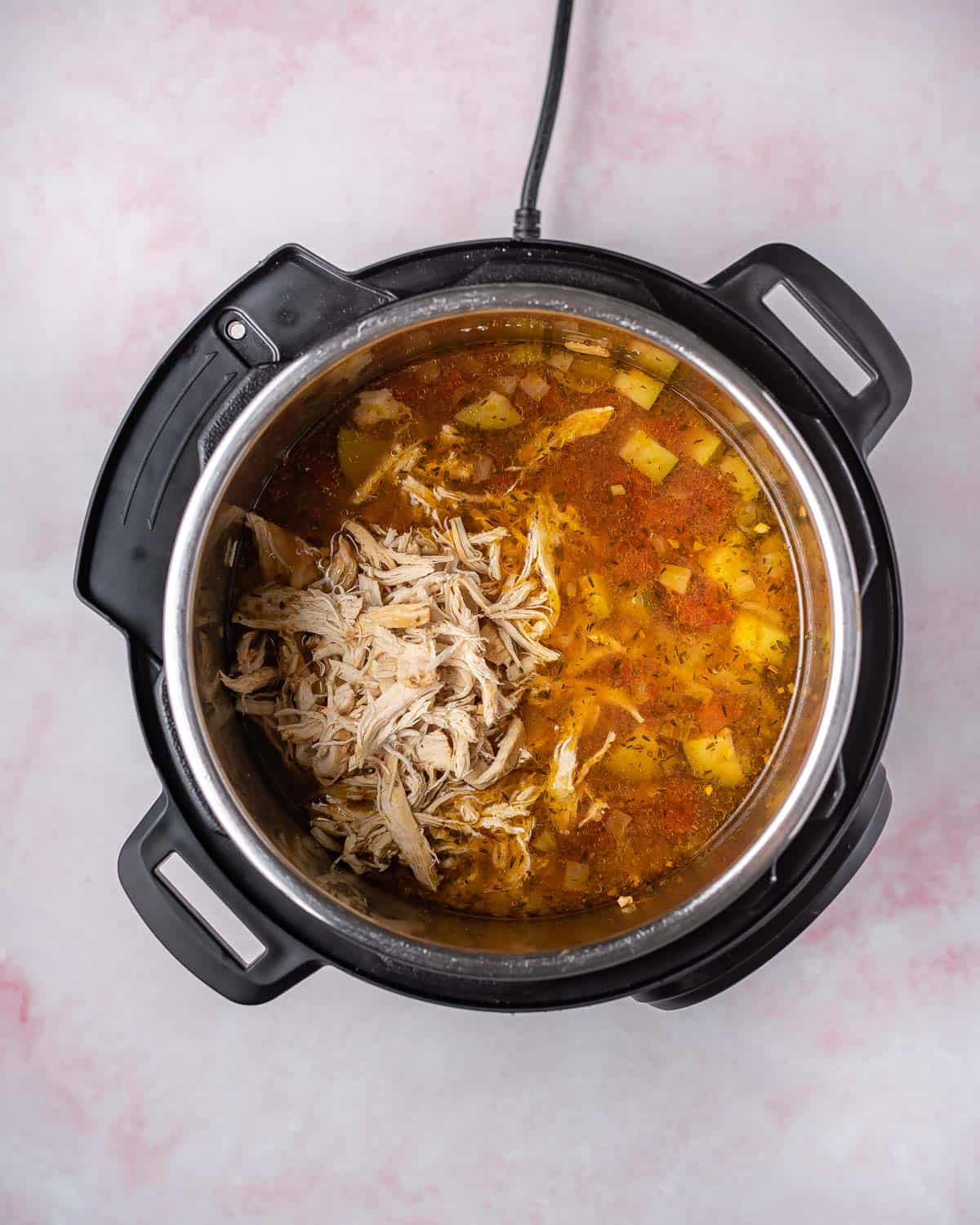 Instant Pot Chicken Vegetable Soup - One Pot Only — easy recipes using