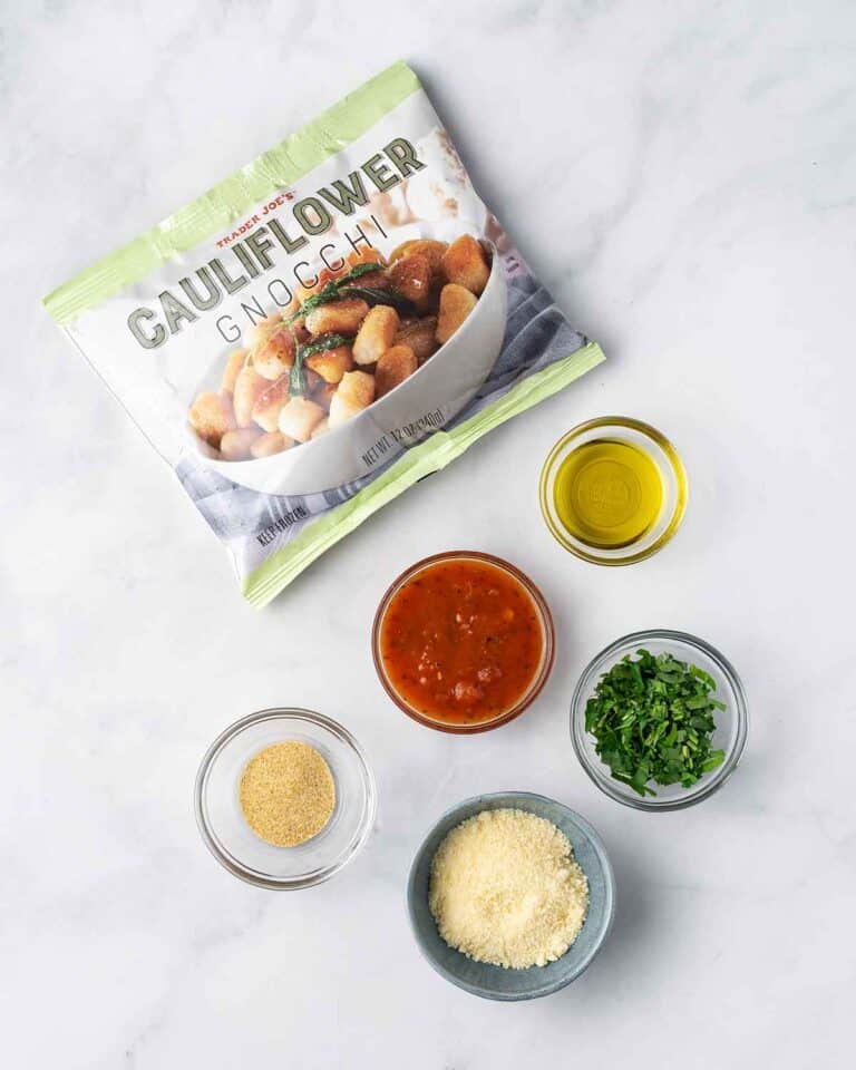 Cauliflower Gnocchi (Air Fryer) One Pot Only — easy recipes using one