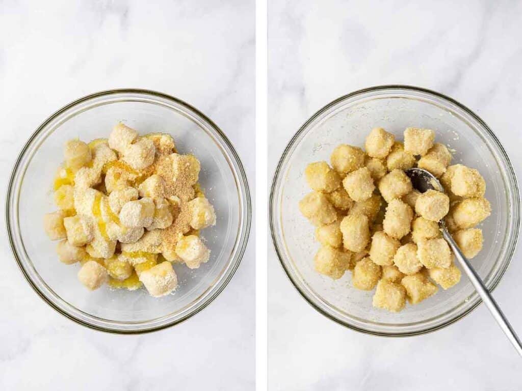 Cauliflower Gnocchi (Air Fryer) One Pot Only — easy recipes using one