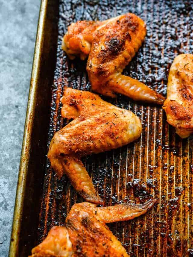Whole Baked Chicken Wings Story