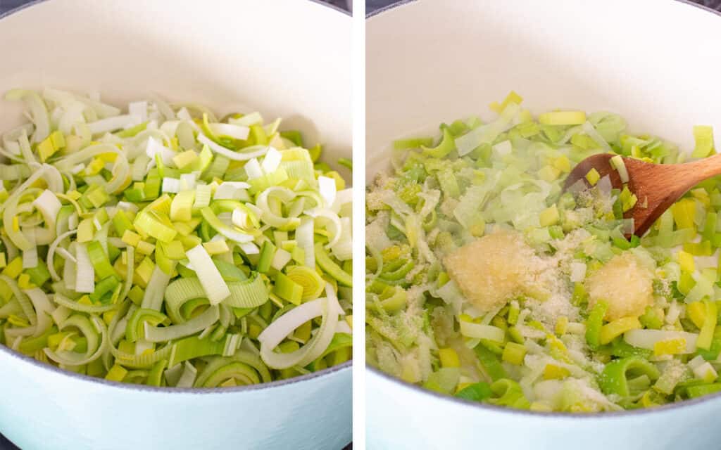 Potato and Leek Soup (No Cream) - One Pot Only — easy recipes using one