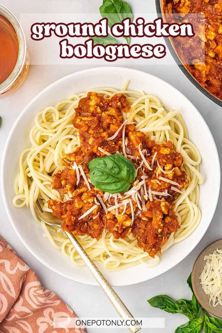 Chicken Bolognese One Pot Only — easy recipes using one pot only!