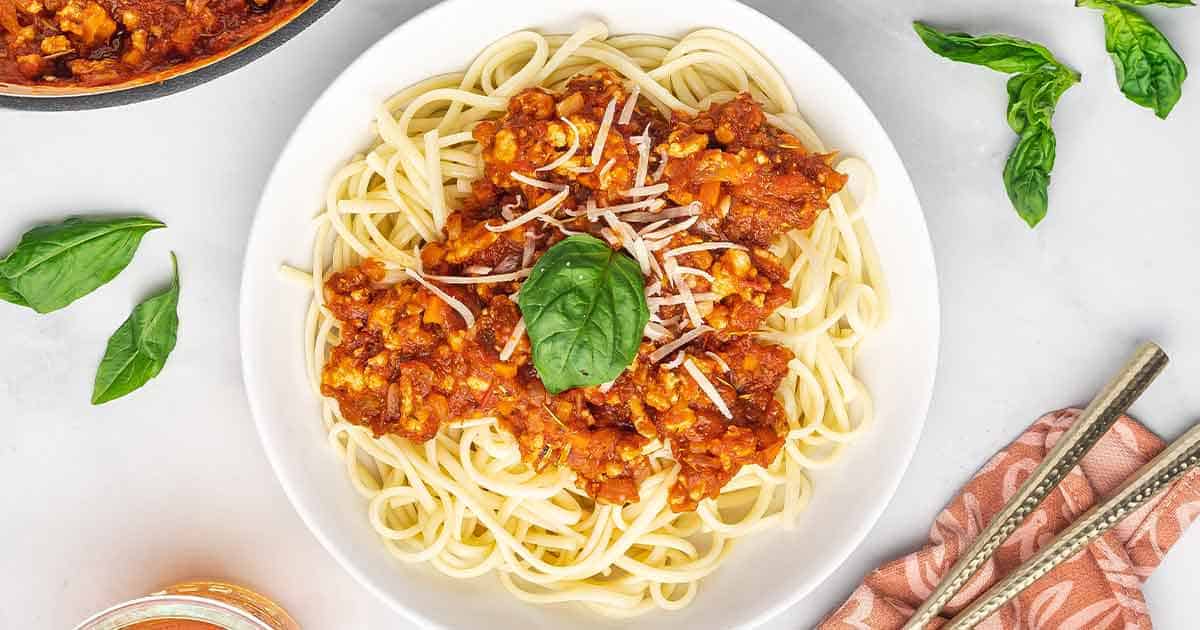 Chicken Bolognese One Pot Only — easy recipes using one pot only!