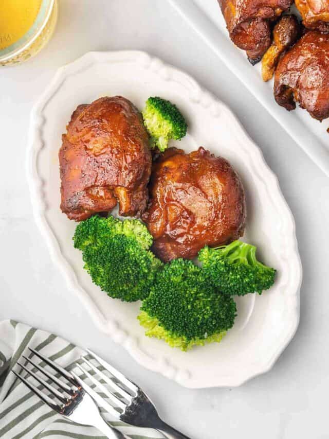 Slow Cooker BBQ Chicken Thighs Story