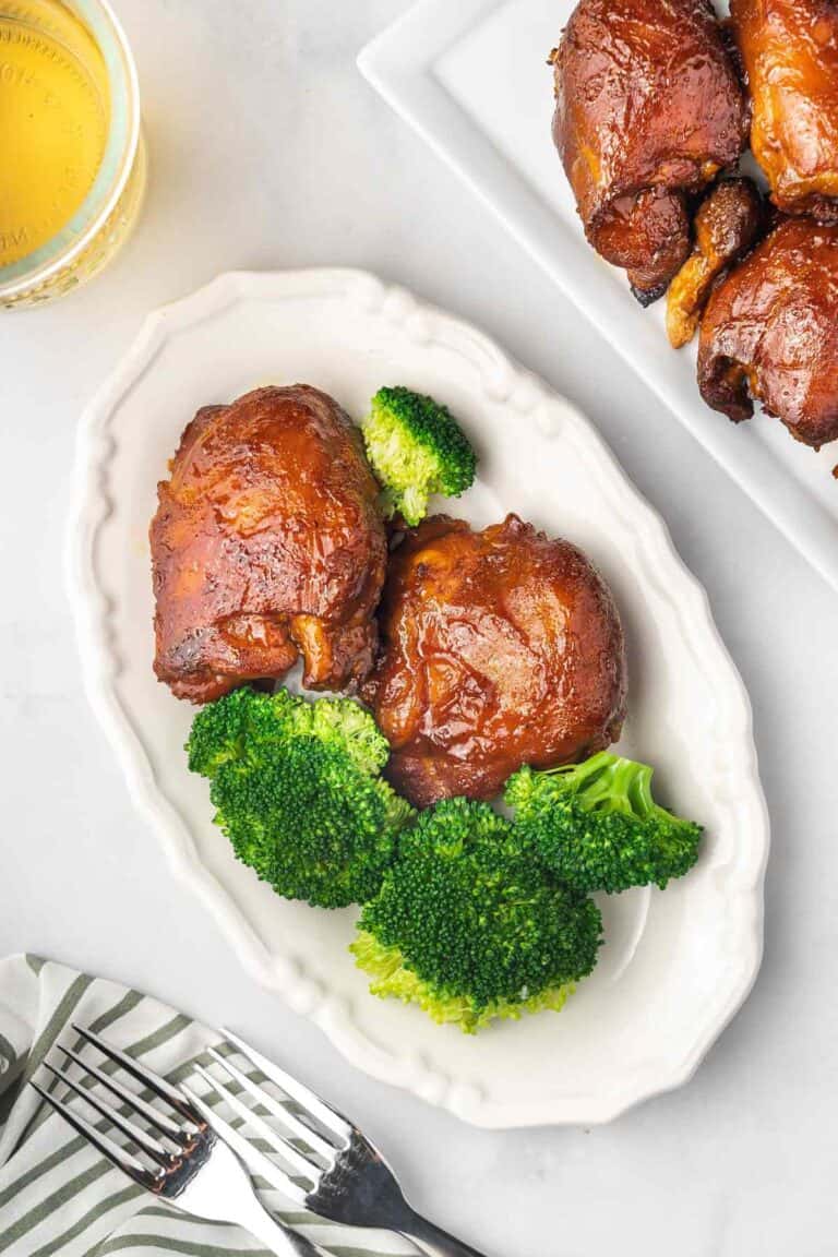 Slow Cooker BBQ Chicken Thighs One Pot Only — easy recipes using one
