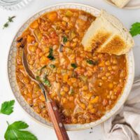 Slow Cooker Lentil Soup - One Pot Only — easy recipes using one pot only!